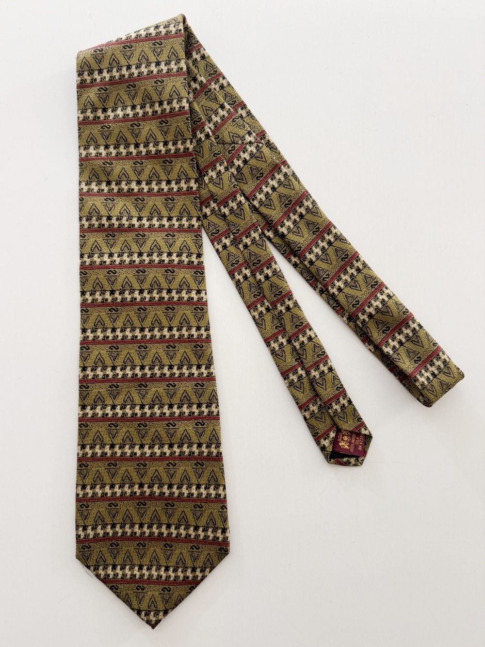 Vintage 90s Britches of Georgetowne Silk Tie